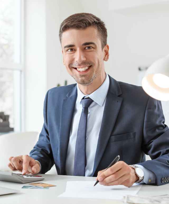 Smiling Financial Advisor